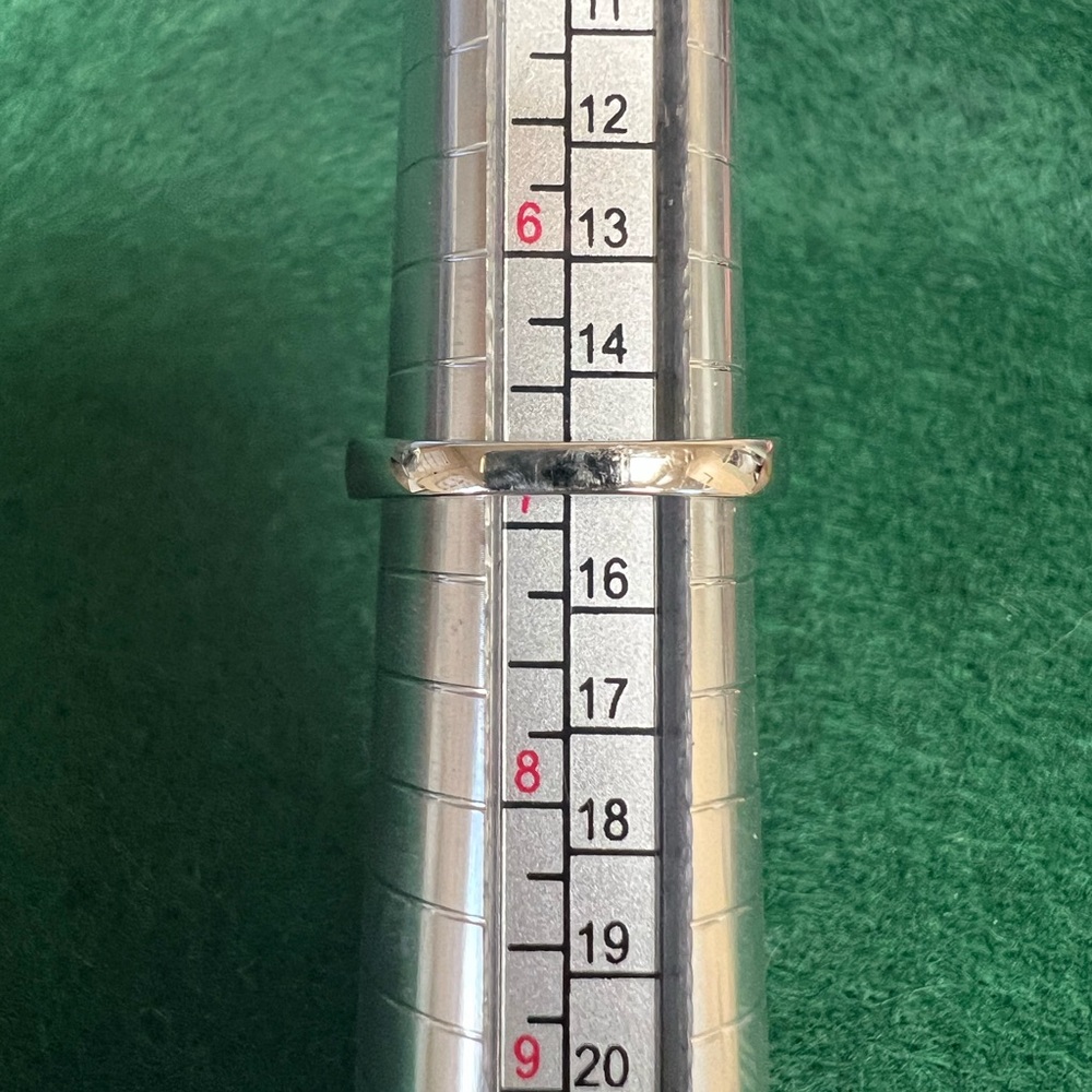 Sterling Silver Adore Message Ring With Simulated… - image 8